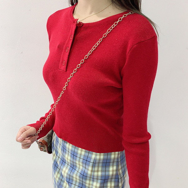 Naiste mitmes värvitoonis nööpidega sügispluus