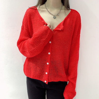 Naiste lai nööpidega kardigan