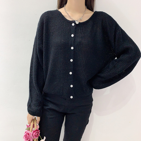 Naiste lai nööpidega kardigan