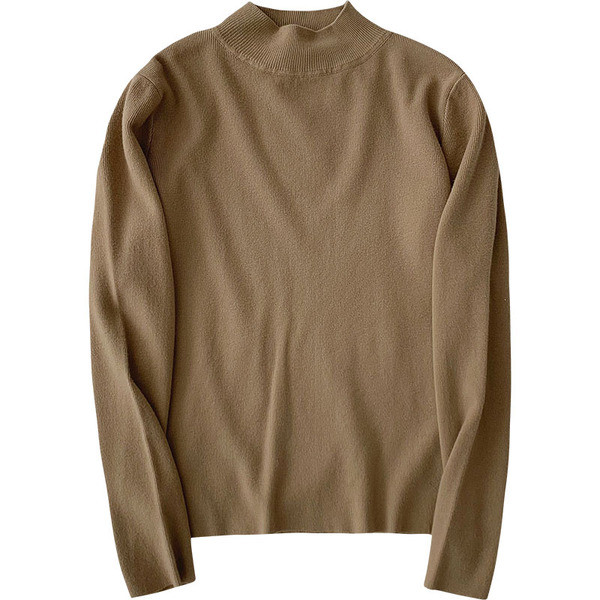 Γυναικείο πουλόβερ κλασικό μοντέλο με γιακά