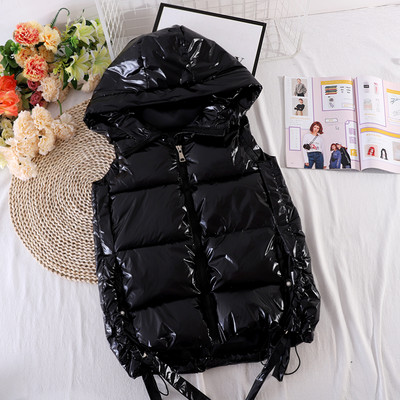 Uus mudel kapuutsiga ja taskutega naiste vest