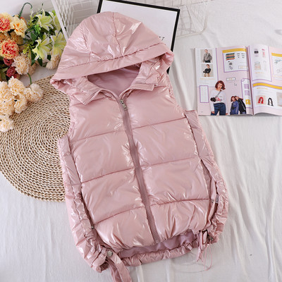 Uus mudel kapuutsiga ja taskutega naiste vest