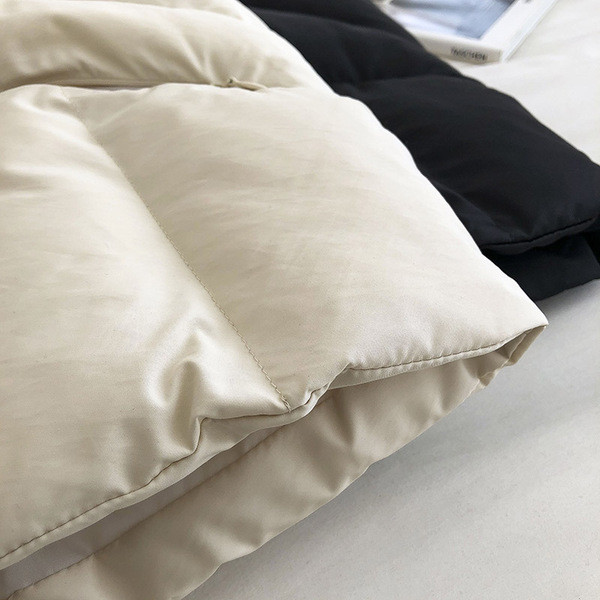 Ženski casual prsluk s gumbima i visokim ovratnikom