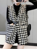 Naiste vabaaja vest vöö ja taskutega