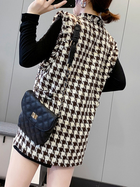 Naiste vabaaja vest vöö ja taskutega