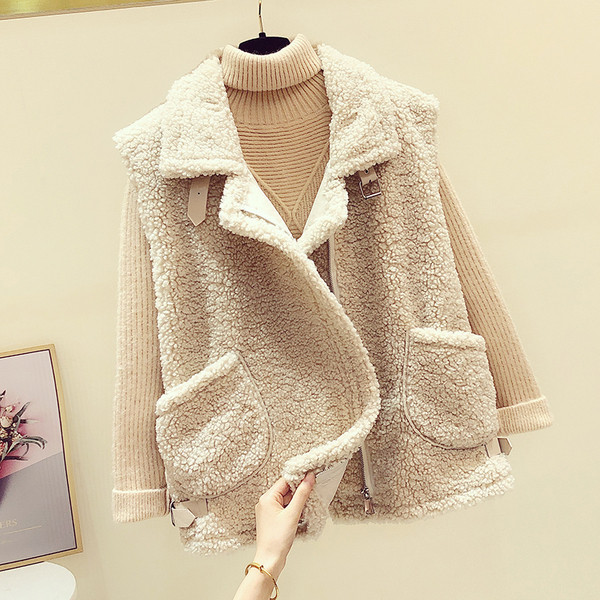 Moteriška kasdieninė pūkinė liemenė su kišenėmis