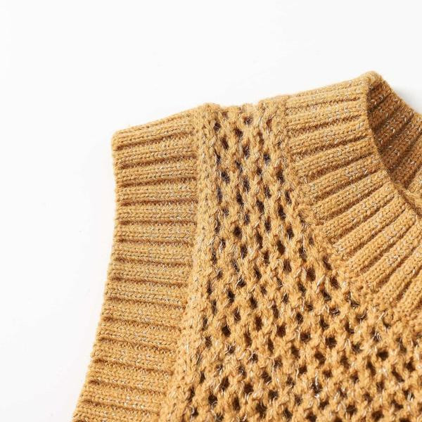 Moodne pruuni värvi lühike vest