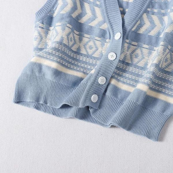 Sieviešu ikdienas veste ar pogām un špica kakla izgriezumu