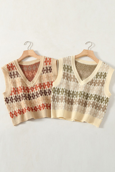 Κοντό καθημερινό γιλέκο με ντεκολτέ 