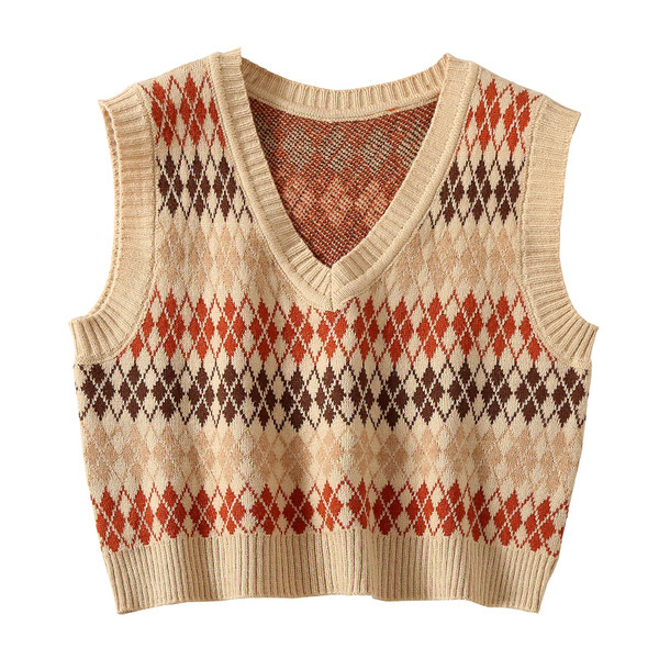 Κοντό καθημερινό γιλέκο με ντεκολτέ 