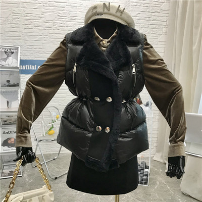 Uus mudel vöökoha lipsude ja nööpidega naistevest