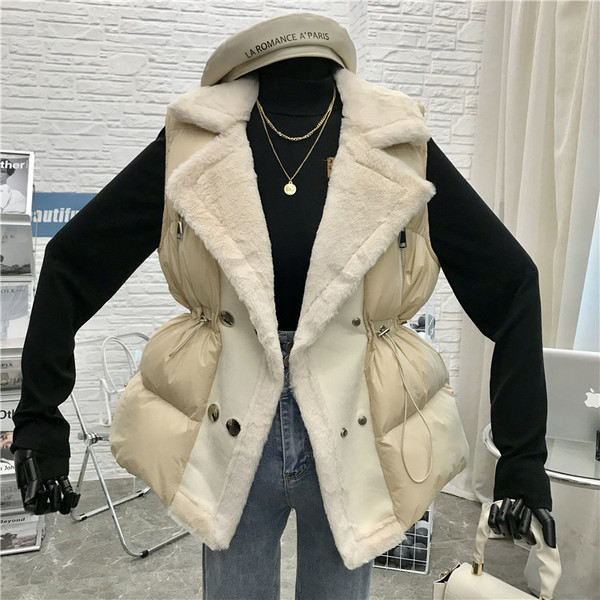 Uus mudel vöökoha lipsude ja nööpidega naistevest