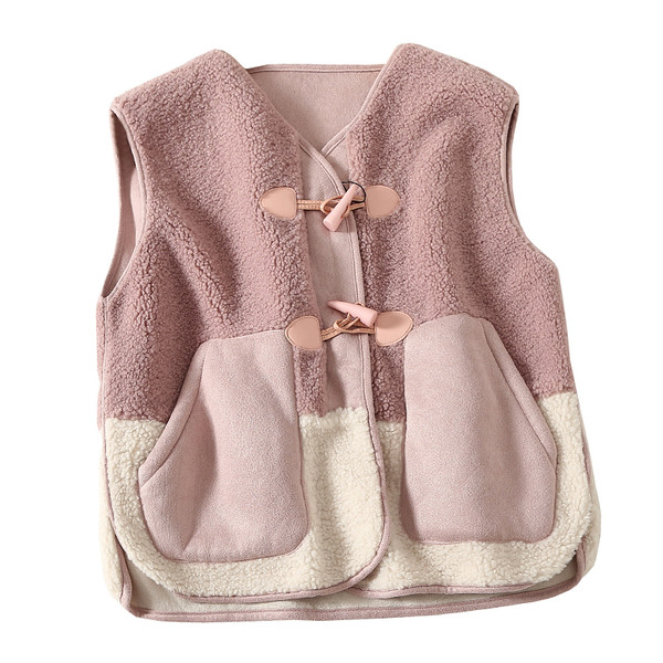 Moteriška kasdieninė pūkinė liemenė su sagomis