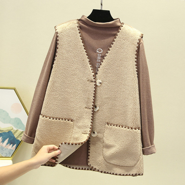 Moodne naiste vest nööpidega - standardmudel