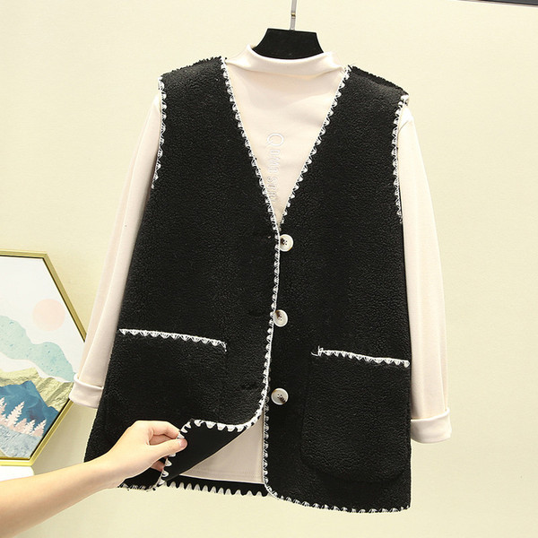 Moodne naiste vest nööpidega - standardmudel