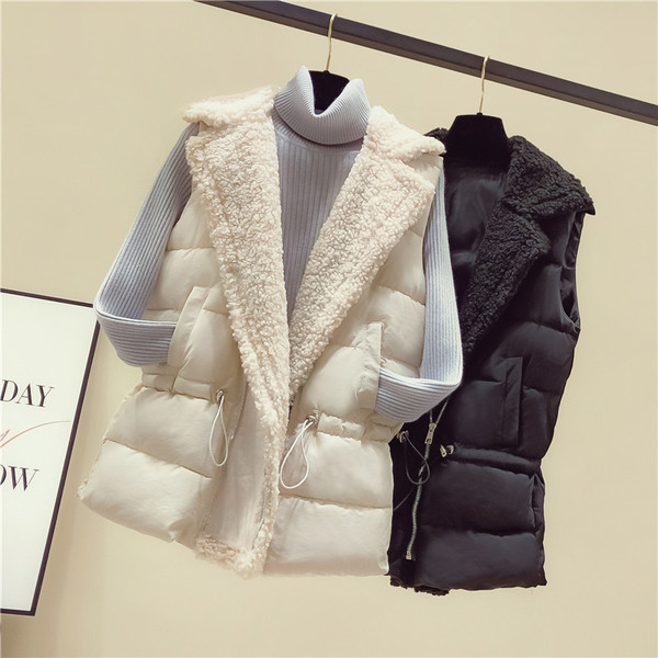 Naiste sulevoodri ja nööpidega vest