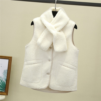 Naiste vabaaja sulevest salli ja taskutega