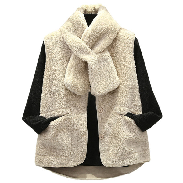 Naiste vabaaja sulevest salli ja taskutega