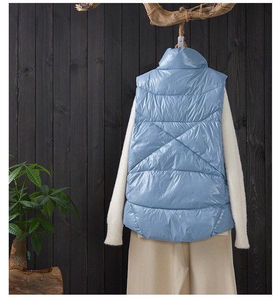 Γυναικείο χειμερινό γιλέκο φαρδιά μοντέλο