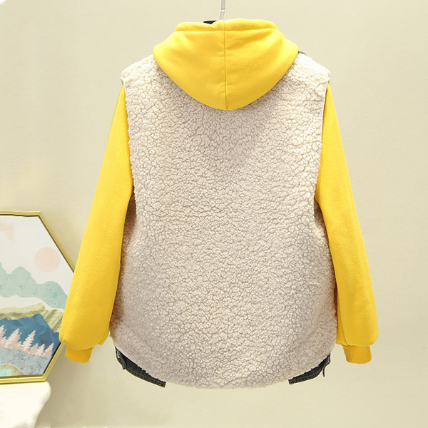 Igapäevane naiste vest - taskute ja kraega