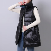 Pikk igapäevane taskutega vest