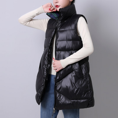 Pikk igapäevane taskutega vest