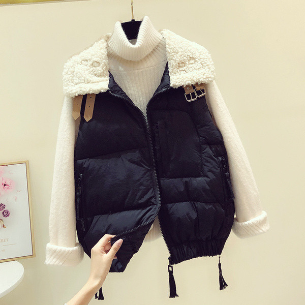 Novi model ženskih prsluka s perom i kopčama