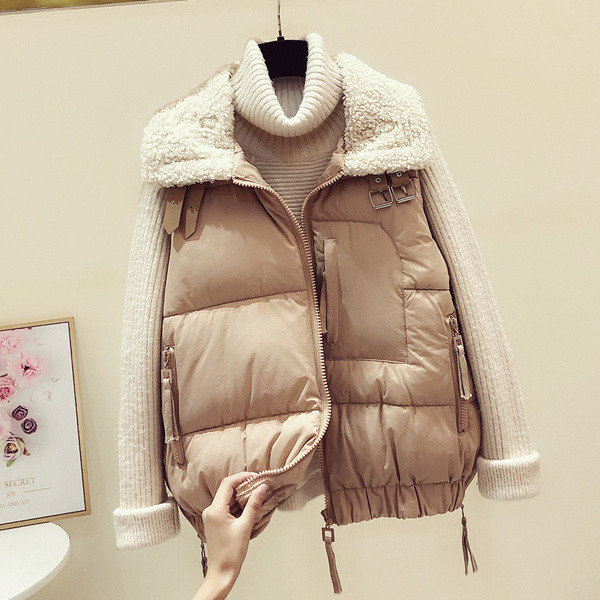 Novi model ženskih prsluka s perom i kopčama