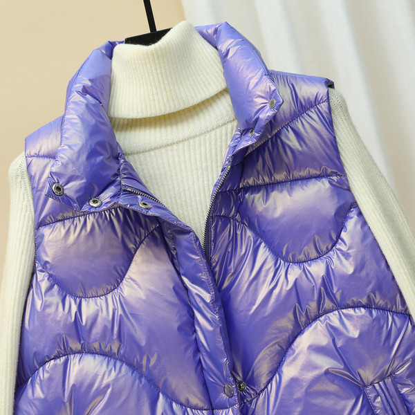 Uus mudel polo kraega naiste vest - lai mudel