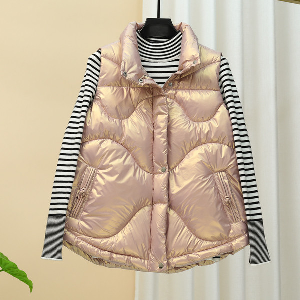 Uus mudel polo kraega naiste vest - lai mudel