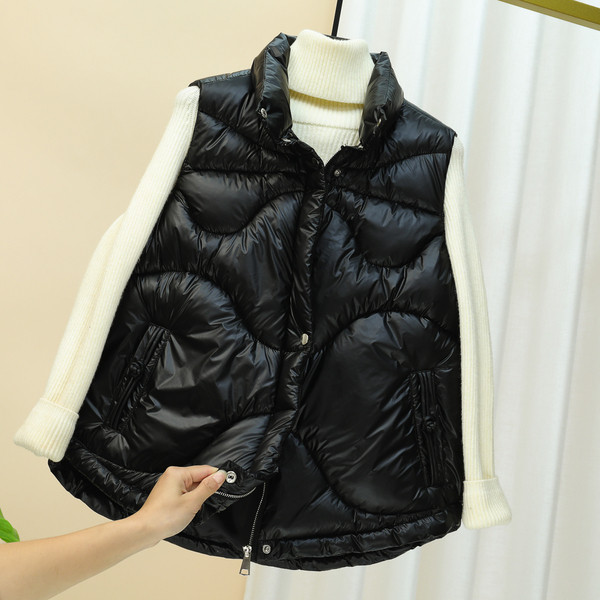 Uus mudel polo kraega naiste vest - lai mudel