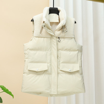 Casual naiste vest - lai taskutega mudel