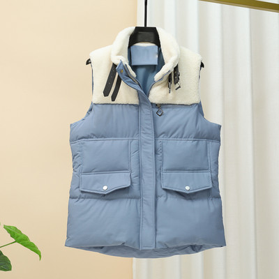 Casual naiste vest - lai taskutega mudel