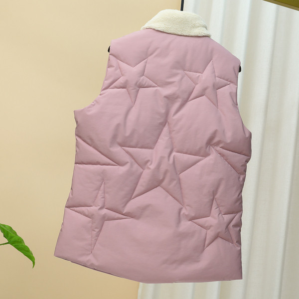 Casual naiste vest - lai taskutega mudel