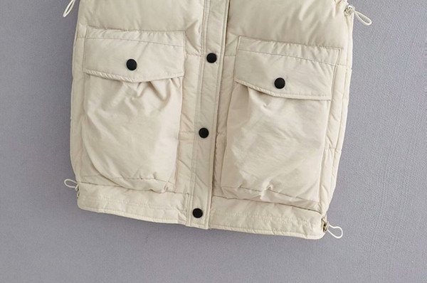 Kasdieninė stora liemenė moterims su sagomis