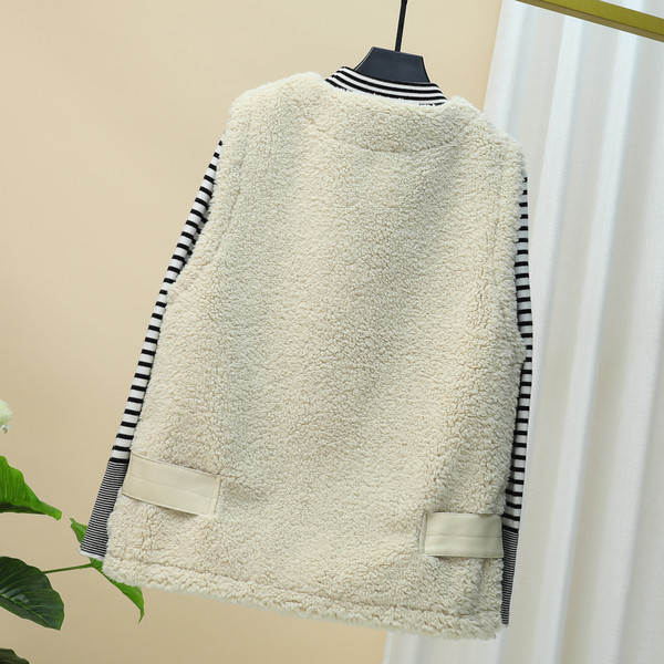 Uue mudeli naiste pehme vest spits-kaelusega ja taskutega