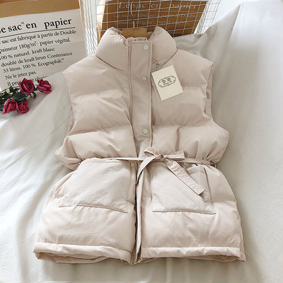 Naiste vabaaja vest vöö ja nööpidega