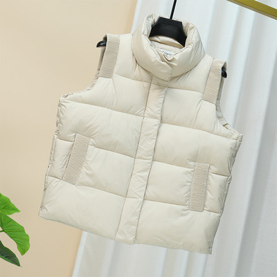 Laisvalaikio moteriška liemenė – su kišenėmis ir aukšta apykakle