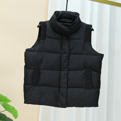 Laisvalaikio moteriška liemenė – su kišenėmis ir aukšta apykakle