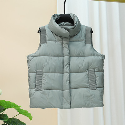 Laisvalaikio moteriška liemenė – su kišenėmis ir aukšta apykakle