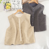 Naiste V-kaeluse ja nööpidega sulevest