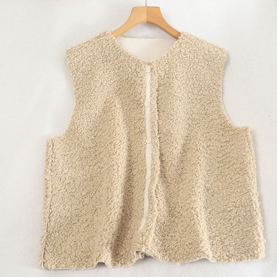 Naiste V-kaeluse ja nööpidega sulevest