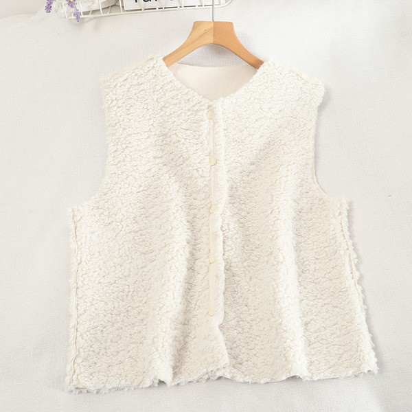 Naiste V-kaeluse ja nööpidega sulevest