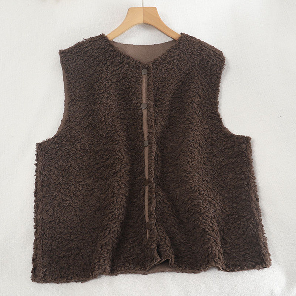 Naiste V-kaeluse ja nööpidega sulevest