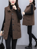 Moodne naiste vest krae ja taskutega