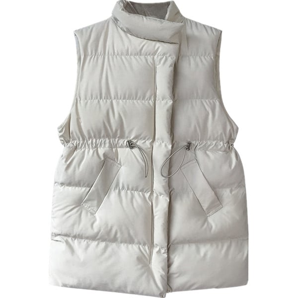 Naiste vabaajavest kõrge krae ja vöökohaga sidemetega