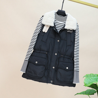 Novi model ženskog prsluka sa džepovima i mekom kragnom