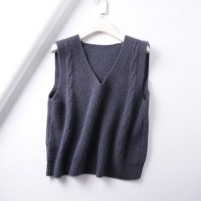 Κοντό πλεκτό πουλόβερ με λαιμόκοψη