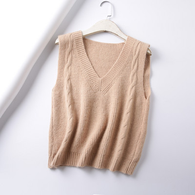 Κοντό πλεκτό πουλόβερ με λαιμόκοψη