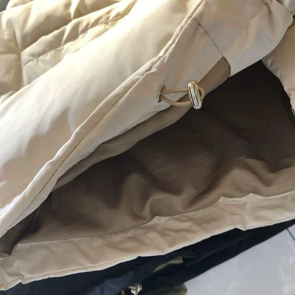 Vabaaja naiste vesti lai mudel kõrge krae ja taskutega